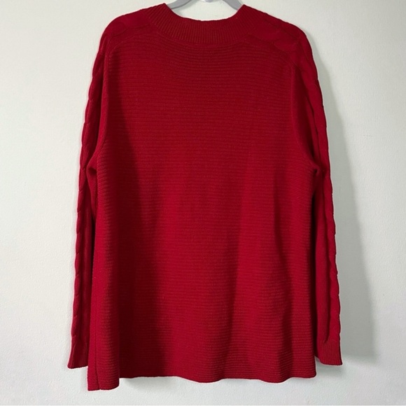 Cabi Bright Red Standout Pullover Sweater - Picture 2 of 4